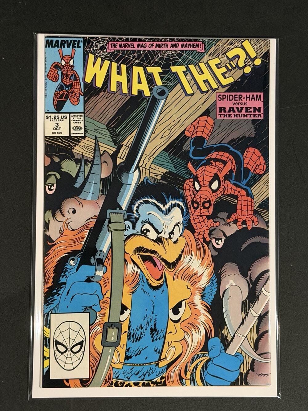 What The–?! #3 Marvel 1988 Spider-Ham Bat-Man Joker Parody